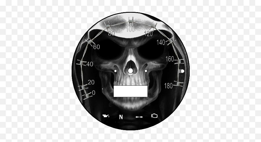 Download Hd 1100 V - Star Barb Wire Reaper Black Eyes 2 X Custom Speedometer Face Plates Png,Black Eyes Png