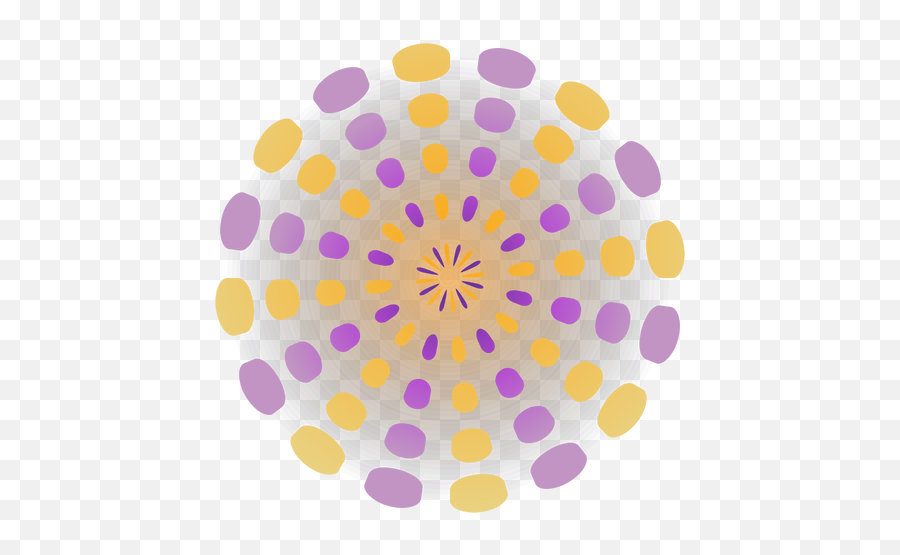 Gradient Violet Orange Sparks Firework - Transparent Png Circle,Gradient Circle Png