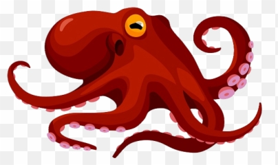 Octopus Png - Transparent Background Clipart