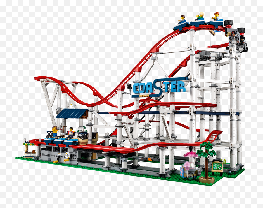 Lego Unveils Massive 10261 Creator Expert Roller Coaster - Lego Expert Roller Coaster Png,Rollercoaster Png
