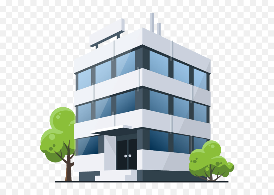 Download Hd Cartoon Building Png - Office Building Png,Office Building Png
