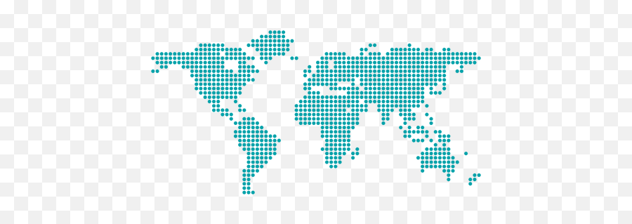 Pixel Dotted World Map - Rhyolite Png,World Map Png