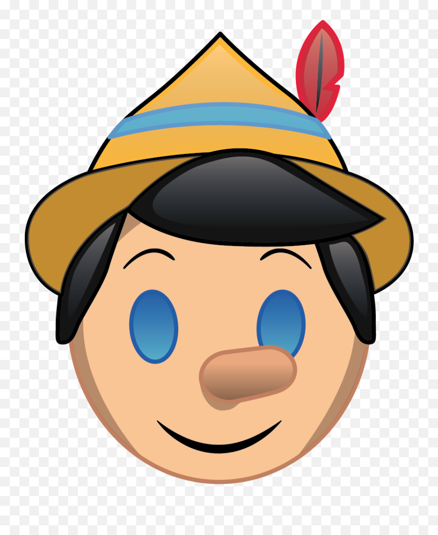 Image Library Emoji - Pinocchio Face Clip Pinocchio Face Clipart Png,Pinocchio Png