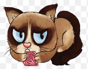 Download Grumpy Cat Clipart Png - Clip Art,Grumpy Png