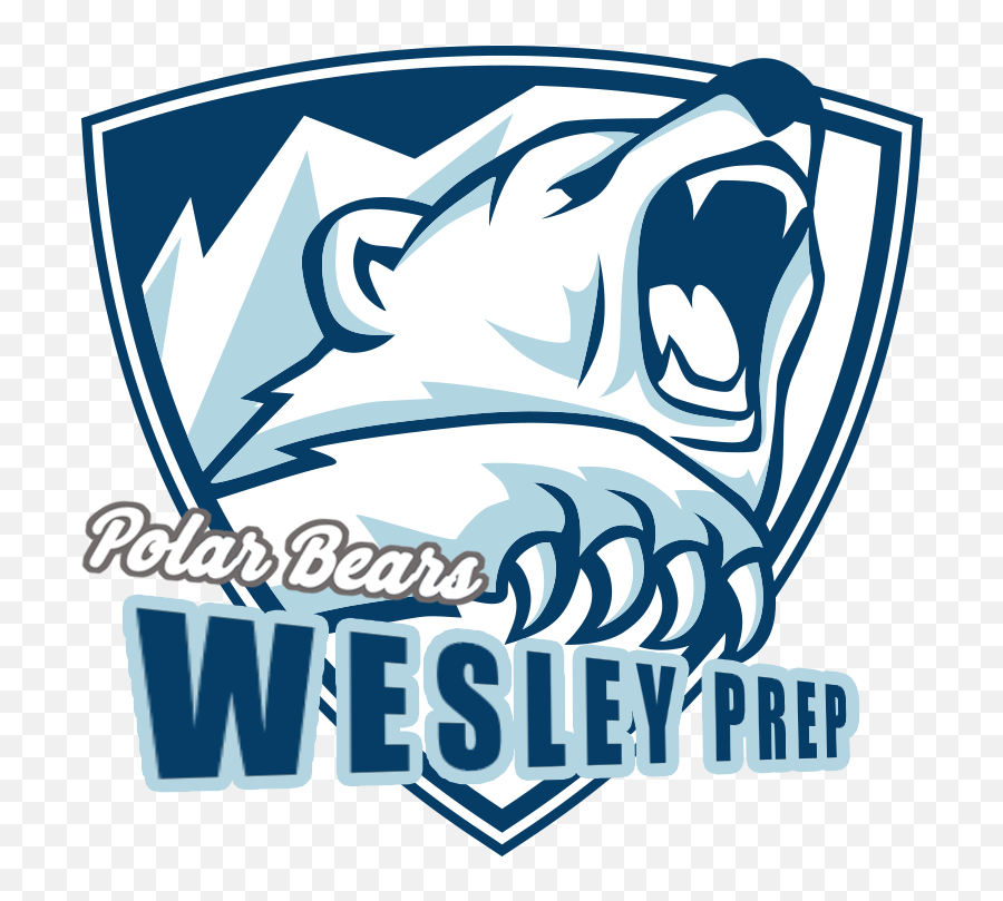 Filewesley College Preparatory School Polar Bear Logopng - Polar Bear Logo Png,Bear Logo