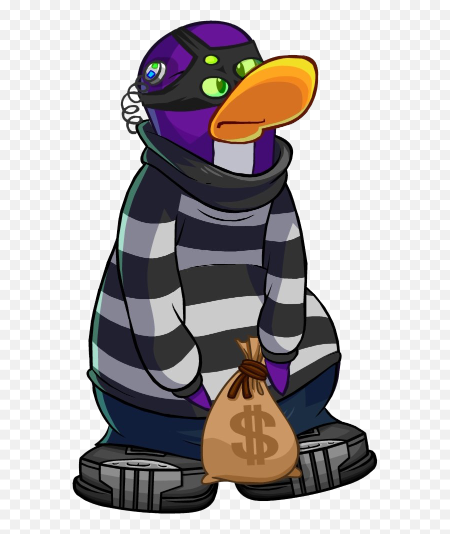 Robber Transparent File Png Play - Club Penguin Bank Robbers,Penguin Transparent