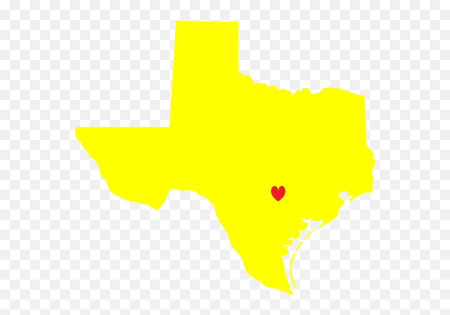 Yellow Heart Texas Png Clip Arts For Web - Clip Arts Free,Yellow Heart Png