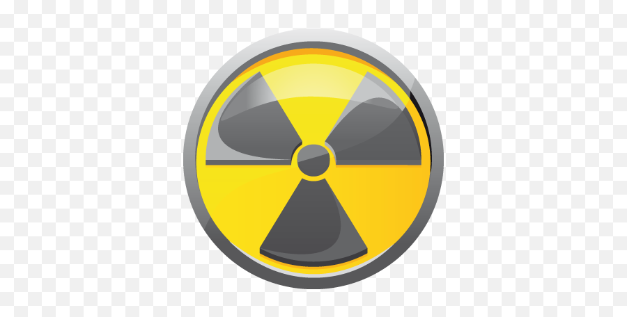 Radioactive Symbol Sticker - Radioactive Sign Png,Radioactive Logo
