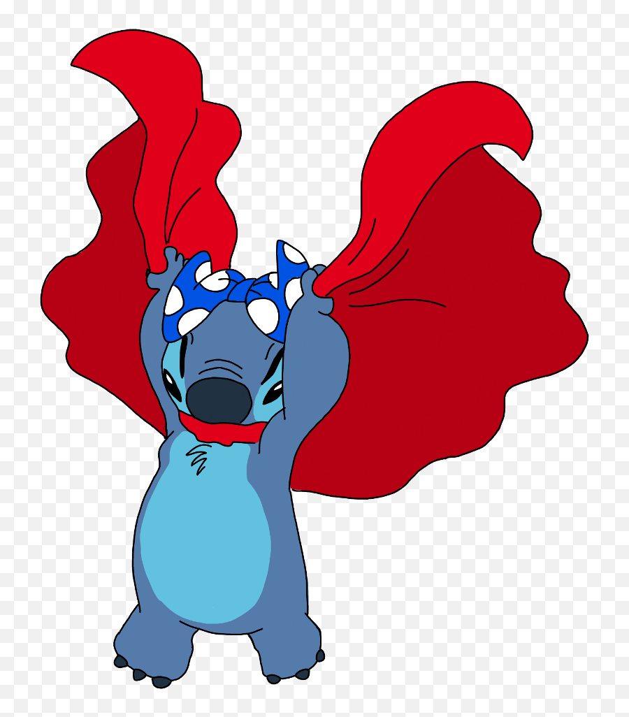 Stitch Liloandstitch Disney Drawing Mydrawing Cute - Lilo Stitch With Red Cape Png,Lilo And Stitch Png
