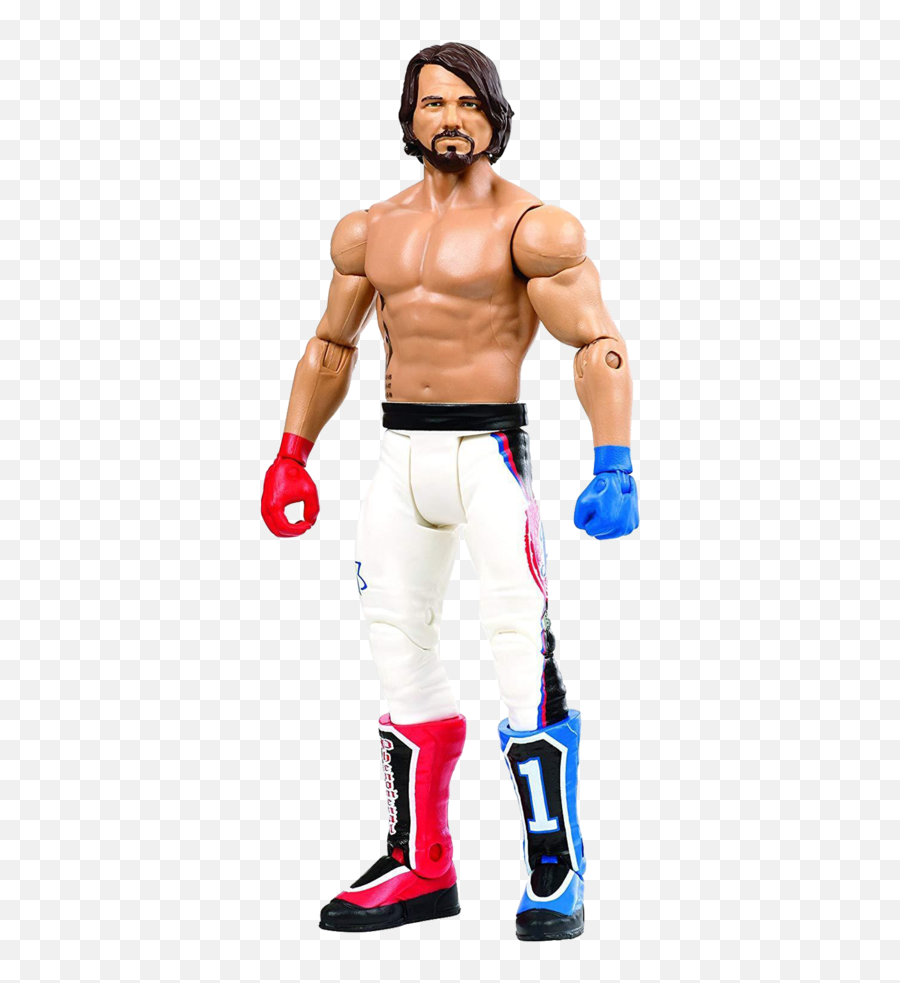 Wwe Wrestle Mania Aj Styles Wrestling Action Figure Mattel - Wrestlemania Png,Aj Styles Png