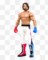 Wwe Wrestle Mania Aj Styles Wrestling Action Figure Mattel - Wrestlemania Png,Aj Styles Png