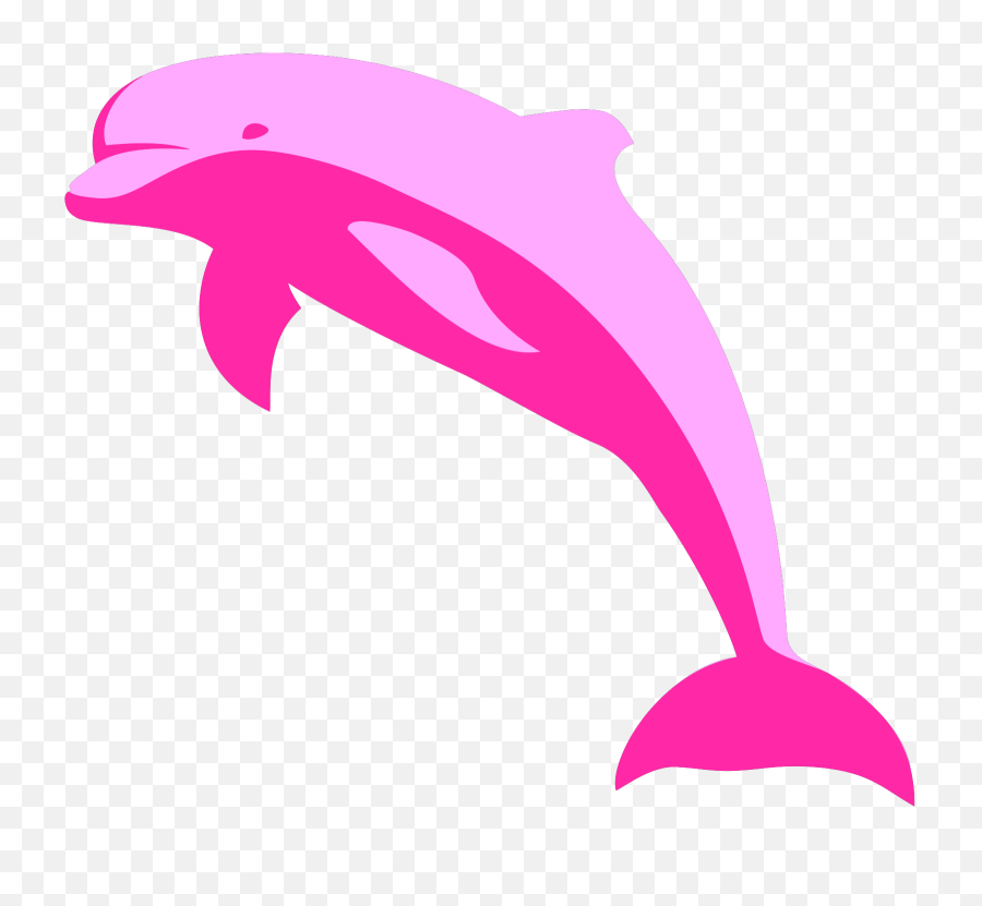 Dolphin Mammal Pink - Free Vector Graphic On Pixabay Pink Dolphin Clipart Png,Dolphin Transparent Background