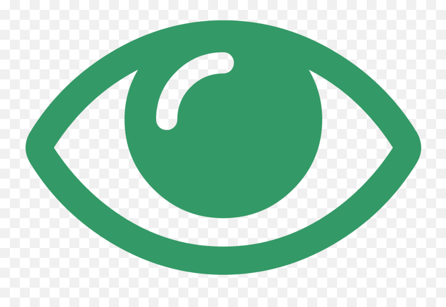 Eye Open Font Awesome Green - Green Eye Icon Png Full Size,Eye Icon Png