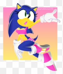 Fem Sonic By Giovannavh - Fem Sonic Png,Sonic Png