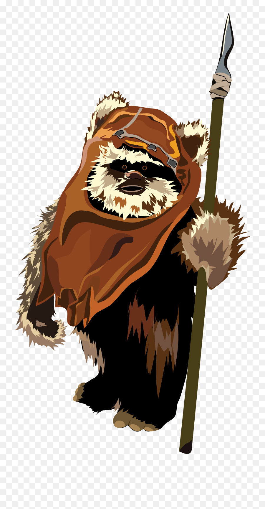 Download Ewok Cartoon Bear - Illustration Full Size Png Ewoks Transparent,Cartoon Bear Png