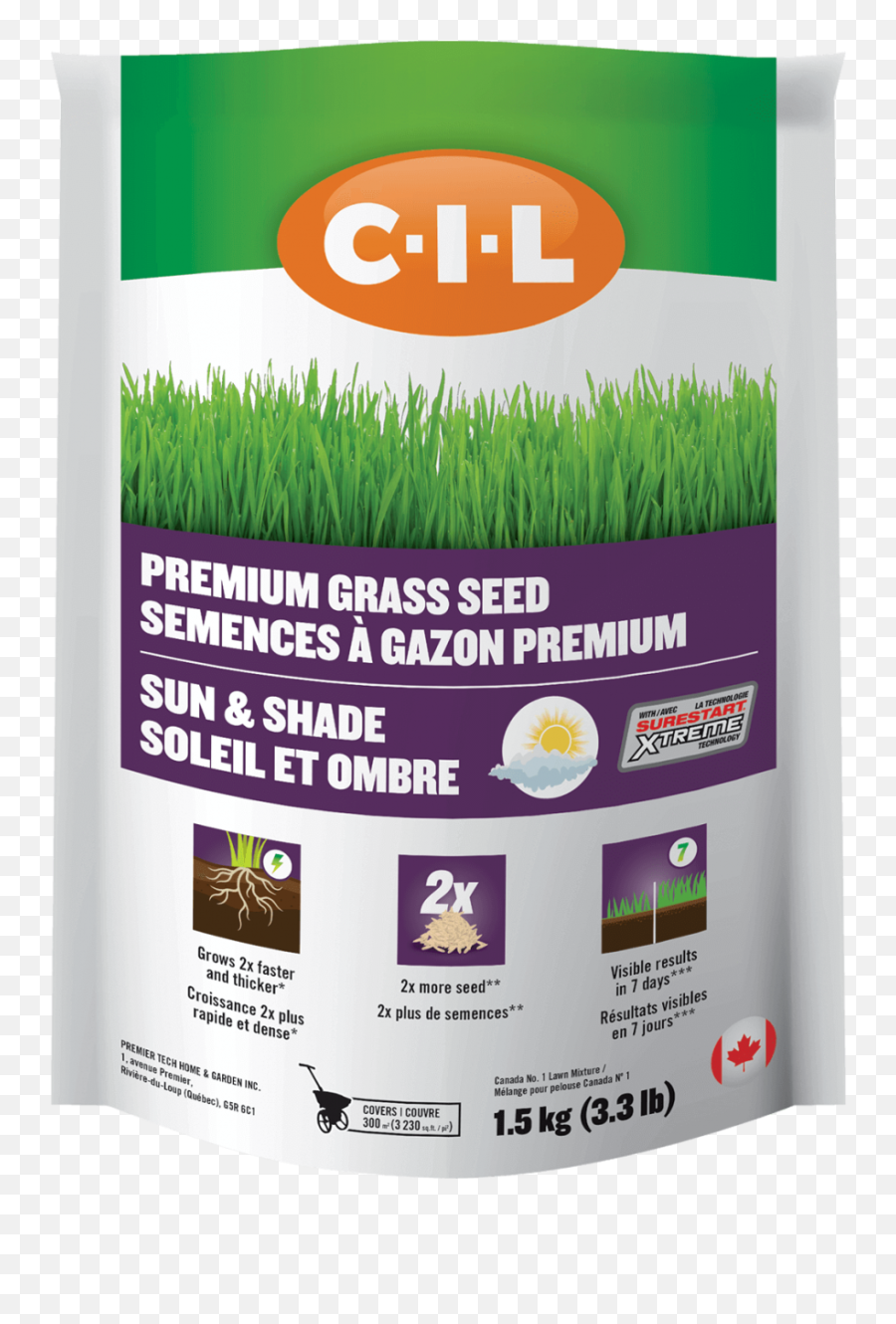 C - Il Premium Grass Seed Sun U0026 Shade Cil Lawn And Garden Grass Seeds Sun And Shade Png,Grass Transparent