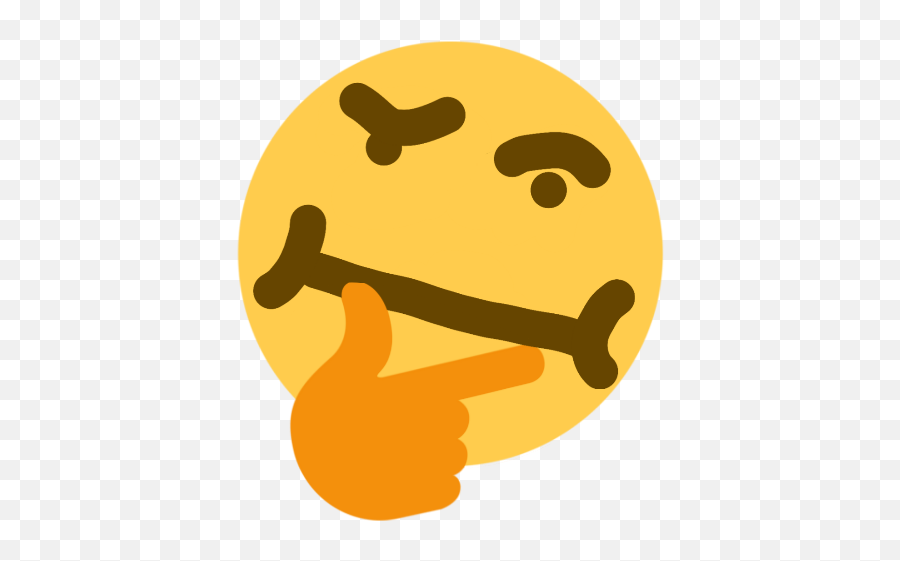 Discord Thinking Emoji - Thinking Emoji Png,Thinking Emoji Transparent
