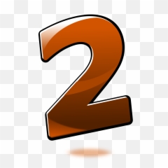 Glossy Png - Collection Of Two Clipart 2 3818740 Vippng Glossy Number