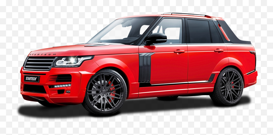 Startech Range Rover Pickup Red Truck - 2019 Kia Soul With Black Png,Red Truck Png