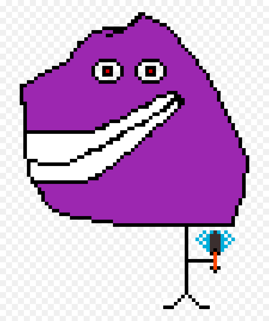 Pixilart - Barney With Sword By Nuts Pixel Art Png,Barney Png