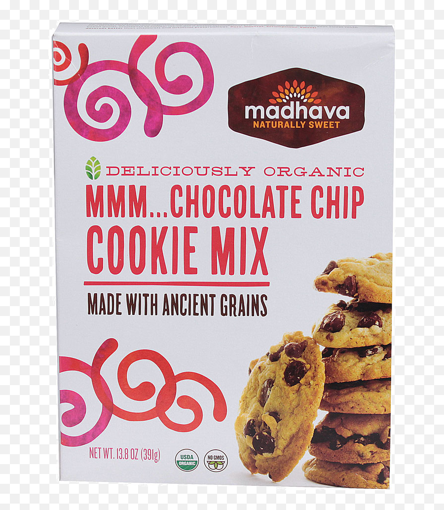 Ralphs - Madhava Organic Chocolate Chip Cookie Mix 138 Oz Png,Chocolate Chip Cookie Png