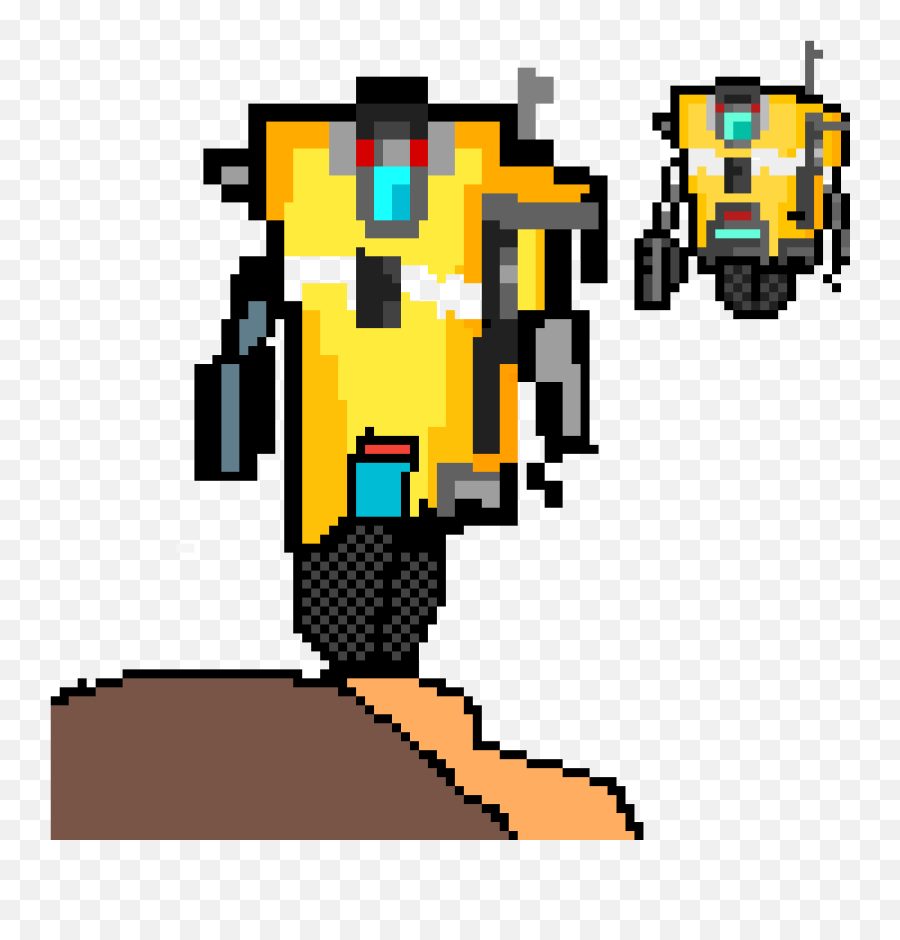 Pixilart - Claptrap By Pokemon100000 Fictional Character Png,Claptrap Png