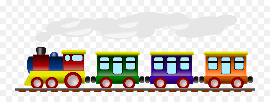 Download Hd Toy Trains Train Sets - Toy Train Clipart Png,Railroad Png