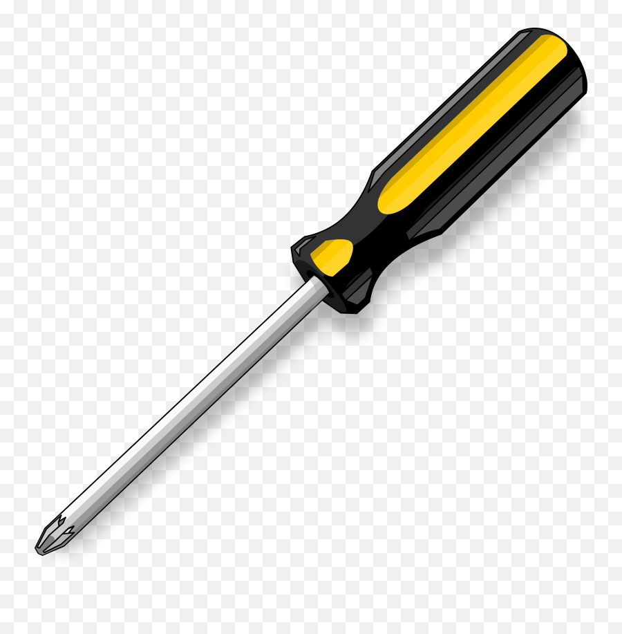 Screwdriver Clipart Hand Tool - Philips Head Screw Driver Philip Head Screw Driver Png,Screw Png