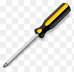 Screwdriver Clipart Hand Tool - Philips Head Screw Driver Philip Head Screw Driver Png,Screw Png