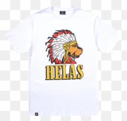Helas Indian Dog Tee White - Arrow u0026 Beast Travis Scott Burger Shirt png