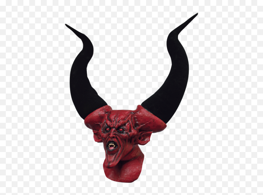 Satan Horns - Big Horn Devil Mask Transparent Png Devil With Huge Horns,Horns Transparent