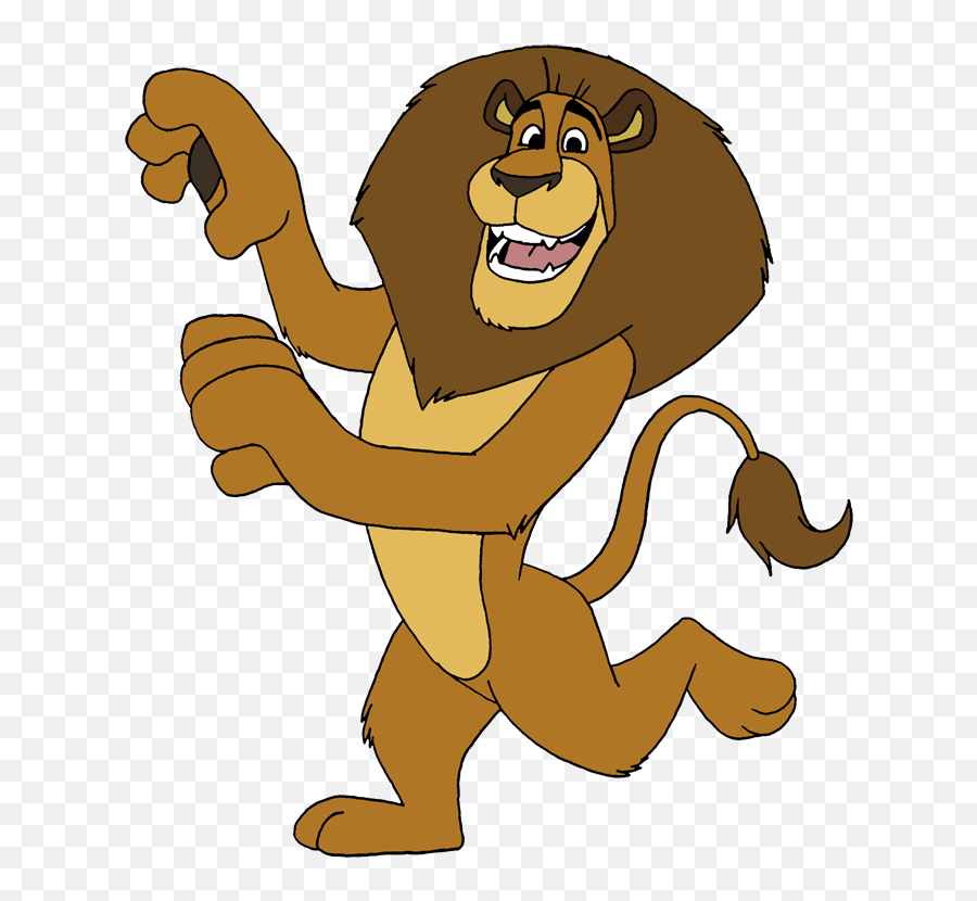 Download Hd Post - Alex The Lion Cartoon Transparent Png Alex The Lion Cartoon,Lion Cartoon Png