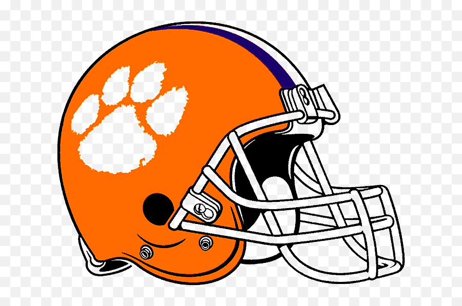 Helmet Clipart Clemson - Buffalo Bills Helmet Logo Png,Clemson Logo Png