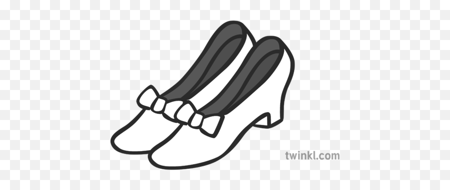 Ruby Slippers Black And White - Ruby Slippers Black And White Png,Ruby Slippers Png
