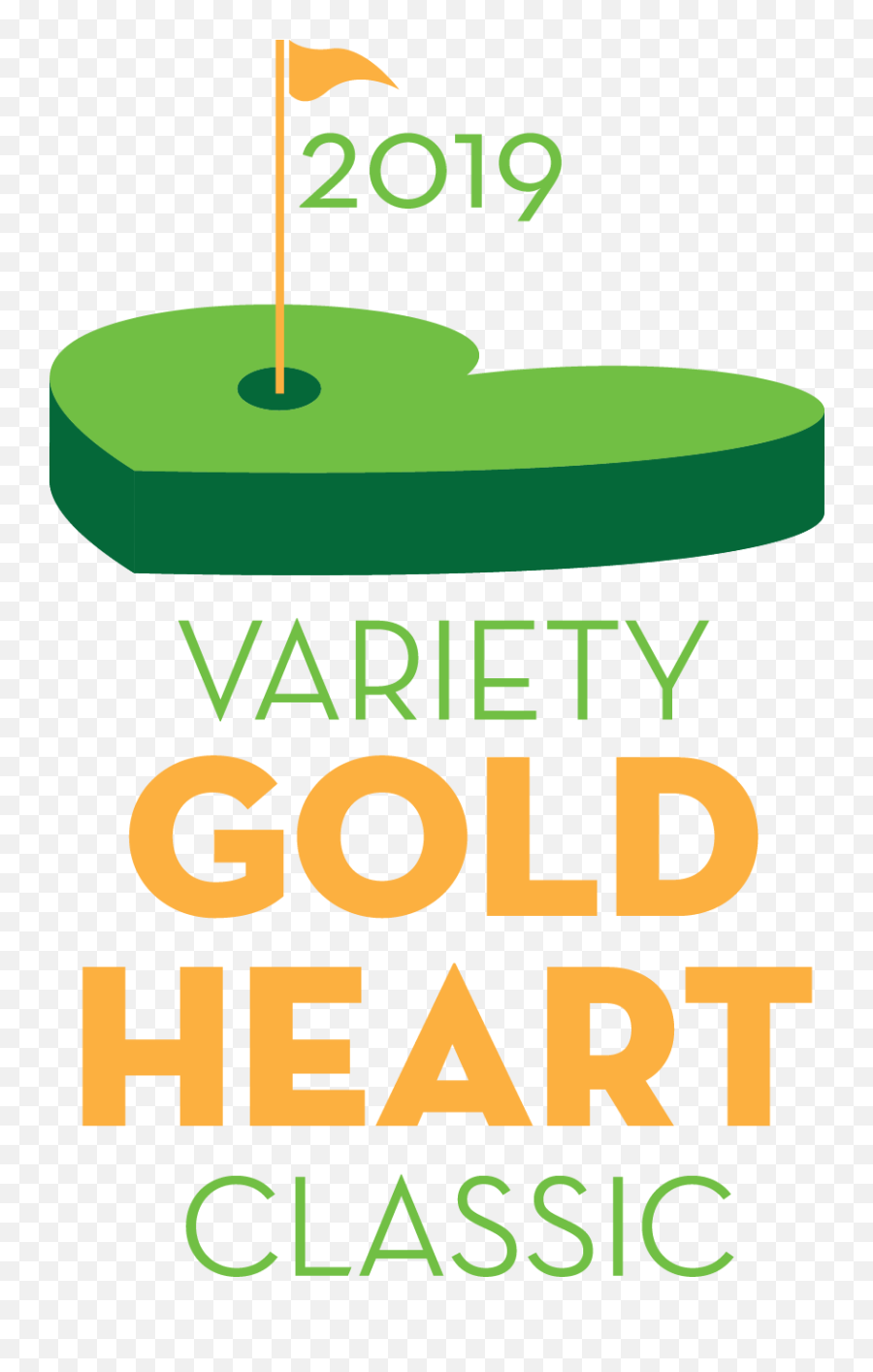 Save The Date - Variety Gold Heart Classic Golf Tournament Graphic Design Png,Gold Heart Png