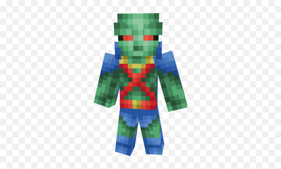 Martian Manhunter Minecraft Skin - Superhero Png,Martian Manhunter Png