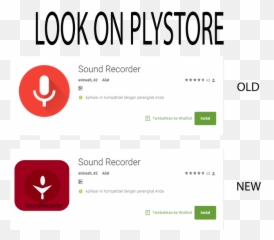 New Icon Design For Sound Recorder Png