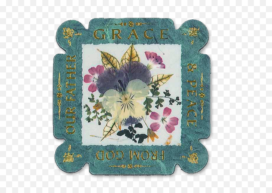 Grace U0026 Peace From God Scripture Magnet Creative Graphics - Jasmine Png,Scripture Png