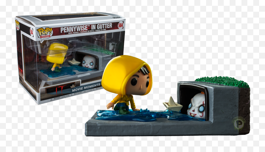 Pennywise In Gutter Movie Moments Pop - Funko It Movie Moment Png,Pennywise Lgbt Icon
