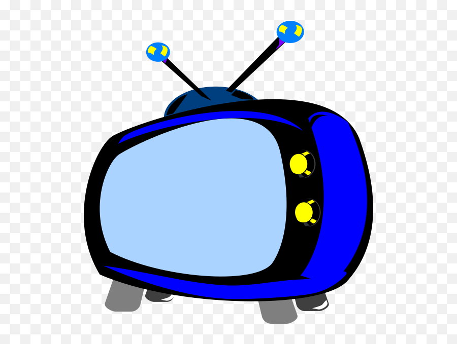 Blue Retro Tv Clip Art - Logo Tv Cartoon Png Prank Tv,Retro Tv Png