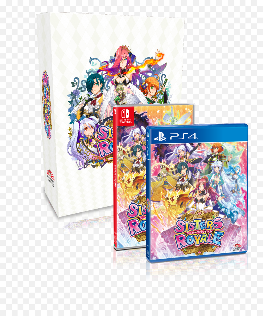 Strictly Limited Games - All Sisters Royale Switch Png,Png Games