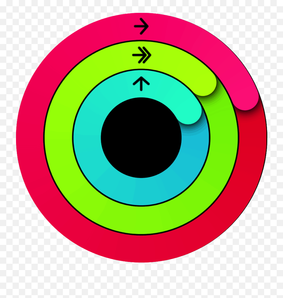 Apple Fitness Sharing Apple Watch Rings Png Workout App Icon Free 