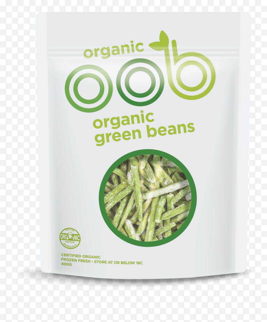 Green Beans Oob Organic - Oob Organic Frozen Beans Png,Green Beans Png