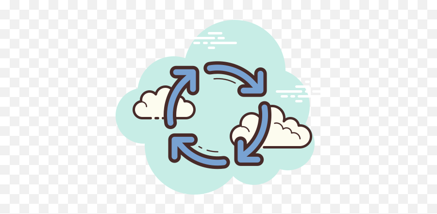 Process Icon In Cloud Style - Icon Proses Png,Method Icon