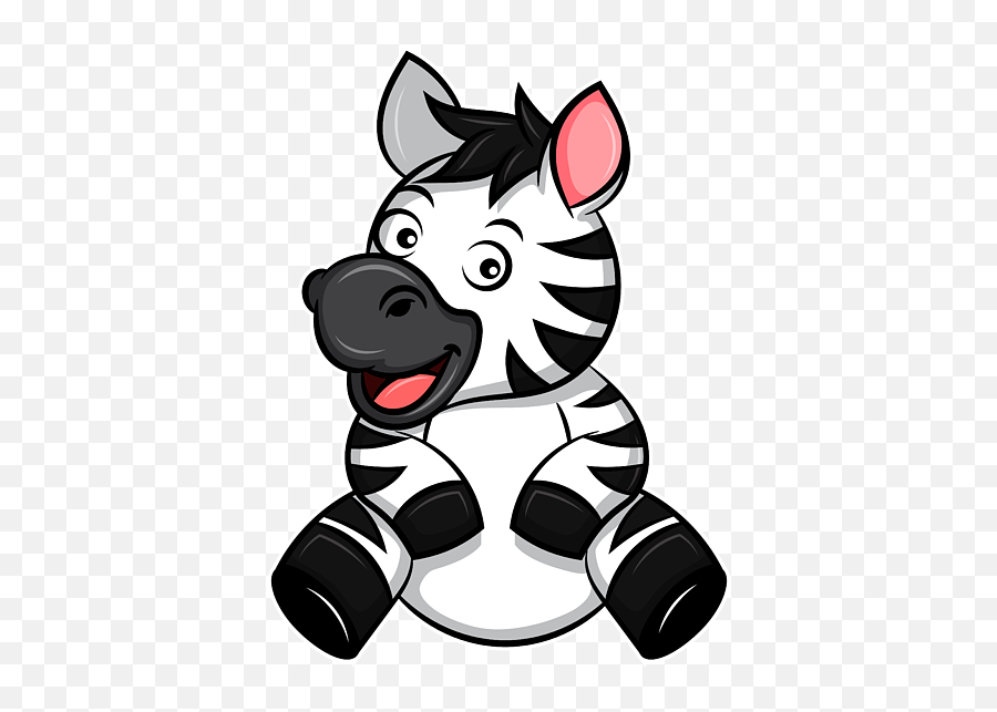 Cute Zebra Safari South Africa Kids Birthday Gift Round Beach Towel - Dot Png,Cute Safari Icon