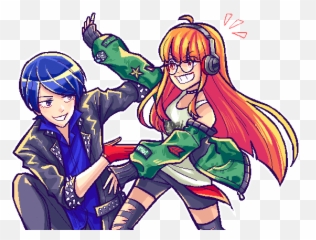 Gummu Gummymela Twitter Persona 5 Joker - Dancing Yusuke And Futaba png