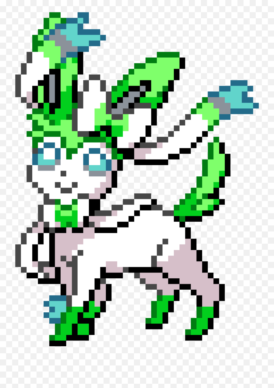 Nymphali Pixel Art Maker - Sylveon Pixel Art Png,Leafeon Icon