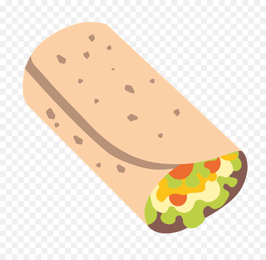 Burrito Emoji - Burrito Emoji Png,Burrito Png