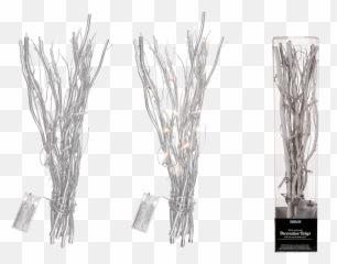 Decoration Twigs With 20 Warmwhite Led Png