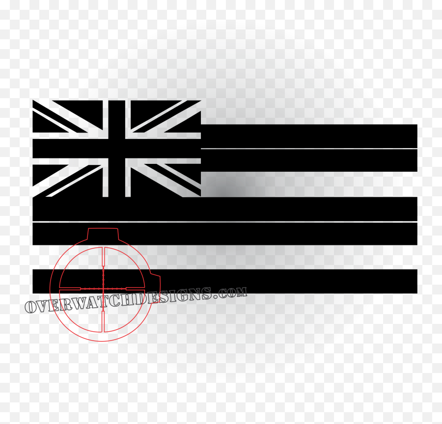 Hawaii Flag - Overwatch Designs Hawaiian Flag Black And White Png,Overwatch Icon Png Large